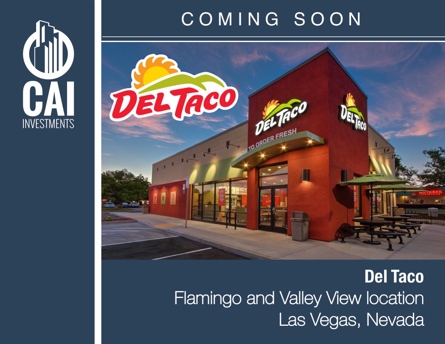Del Taco – Las Vegas, Nevada - CAI Investments